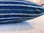 Mali Blue and White Indigo Striped Lumbar Pillow, 12x20 For Sale In Minneapolis - Image 6 of 9