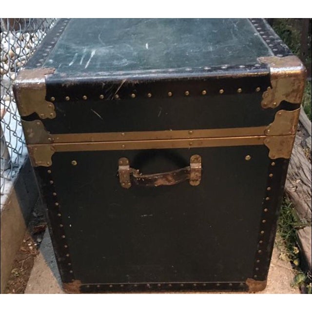 Taylor Fibre Co. Genuine Vulcanized Steamer Trunk Chairish