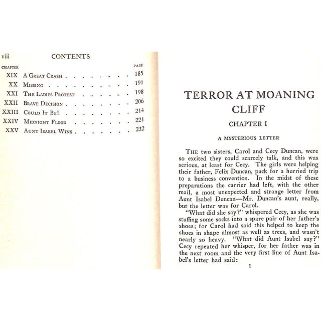 Traditional "Terror at Moaning Cliff" 1935 Garis, Lilian For Sale - Image 3 of 5