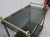1970s Rolling Brass & Smoked Glass Trolley, 1970s For Sale - Image 5 of 18