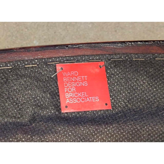 1970s Set of 7 Ward Bennett for Brickel Associates Ash Dining Chairs, 3 Designs For Sale - Image 9 of 11