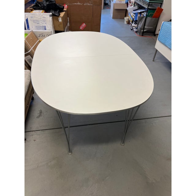 Piet Hein 1960s Attributed to Piet Hein & Bruno Mathsson Dining Table For Sale - Image 4 of 4