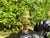 Black Vintage Sculptural Postmodern Black Ceramic Table Lamps, Pair For Sale - Image 8 of 9
