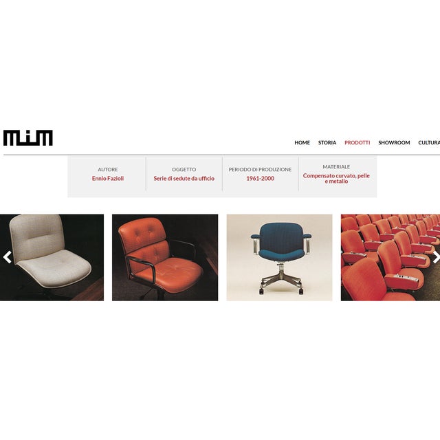 Executive Office Chair by Ennio Fazioli for Mim Roma, Italy, 1970s For Sale - Image 15 of 17