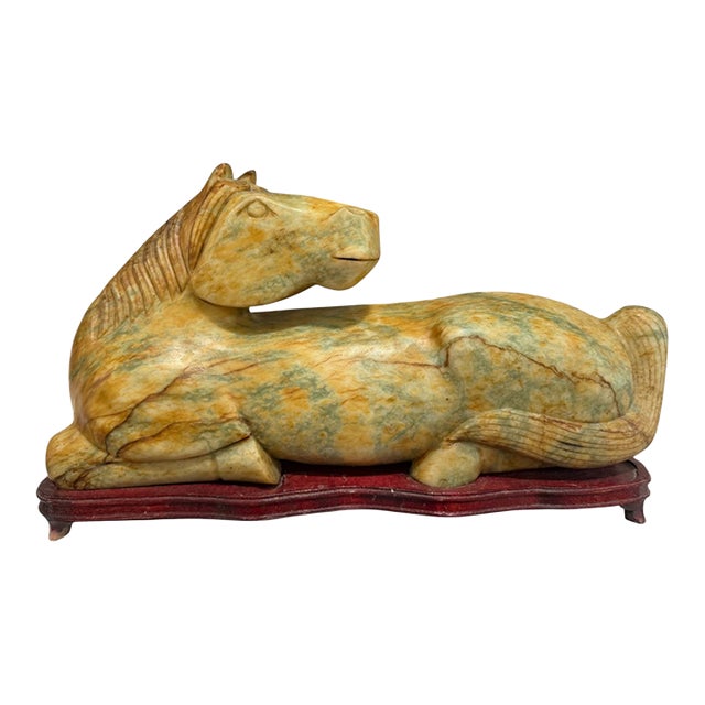 1910s Chinese Jade Horse - Republic Period For Sale