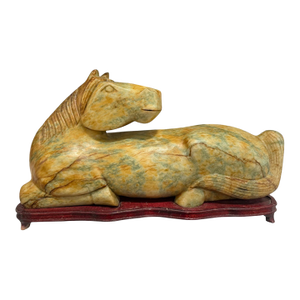1910s Chinese Jade Horse - Republic Period
