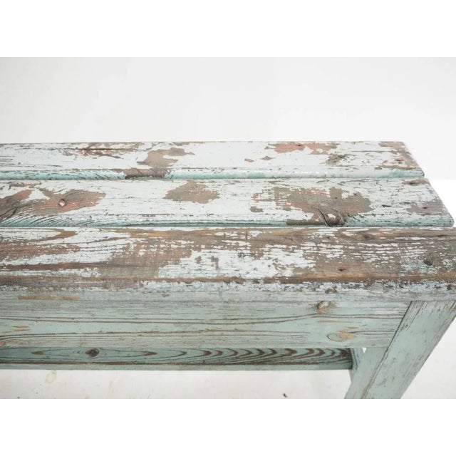 Vintage Industrial Bench, 1930s For Sale - Image 11 of 12