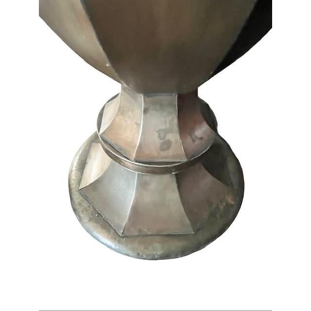 Copper Pair of 19th Century Copper Urns For Sale - Image 8 of 11