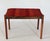 Ruby Red Vintage Jens Risom Design Footstool or Ottoman For Sale - Image 8 of 12