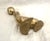 1960s Vintage Solid Brass Seal W/Balancing Ball Figurine For Sale - Image 5 of 6