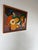 A striking 1975 abstract still life oil painting on canvas board, signed and dated “E. Hanniferd 1975” in the lower right....