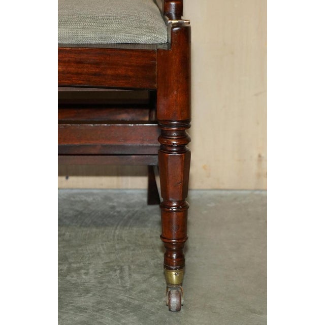Antique William IV Flamed Hardwood Metamorphic Library Steps, 1830 For Sale - Image 7 of 18