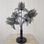 An exceptional and highly atmospheric vintage Hollywood Regency lotus flower table lamp from the 1980s. This statement...