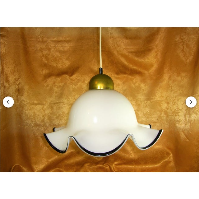 Mid-Century Murano Glass Pendant Light from Peil and Putzler, Germany, 1980s For Sale - Image 4 of 7