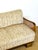 Art Deco Living Room Set in Curved Wood with Tweed and Cane, 1950s, Set of 3 For Sale - Image 12 of 18