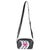 Animal Skin Black Pink Calfskin Banana Logo Crossbody Bag For Sale - Image 7 of 8
