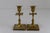 Antique English Brass Candlesticks. Set of 2. Set of two British antique candle holders in solid brass from United Kingdom...