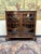 Wood Edwardian Style Display Cabinet in Glazed Mahogany For Sale - Image 7 of 7