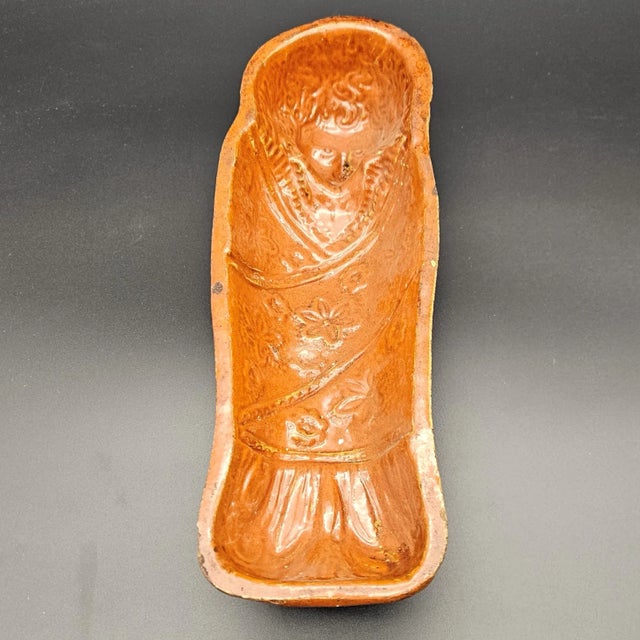 Antique Clay Fatschenkind Cake Pan, 1880s-1900s For Sale - Image 6 of 6