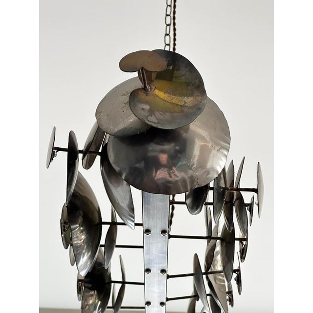 Early 21st Century Linear Chandelier in Pewter, England, 2011 For Sale - Image 5 of 10