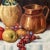Mid 20th Century C. John Vintage Oil Painting on Canvas of Still Life, Framed For Sale - Image 11 of 13