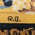 Vintage Needlepoint Floral Still Life Wall Art Gold Frame Large 29x22" Yellow For Sale - Image 4 of 11