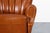 Scandinavian Art Deco Club Lounge Chairs in Cognac Leather, 1940s For Sale - Image 9 of 14