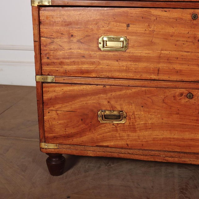 English Military Campaign Chest For Sale - Image 4 of 7