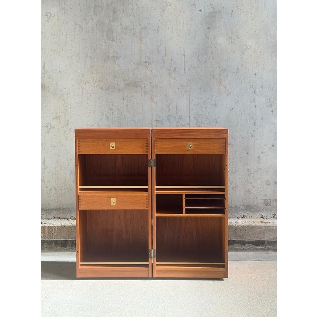 Captain's Bar by Reno Wahl Iversen for Dyrlund, Denmark, 1960s For Sale - Image 11 of 11