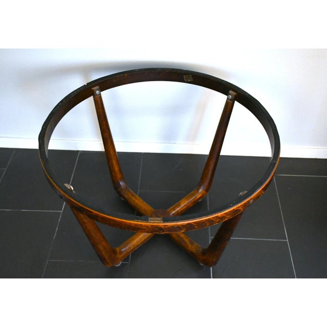 Brown Norwegian Onyx Coffee Table by Vad Trevare Fabrikk, 1970s For Sale - Image 8 of 12