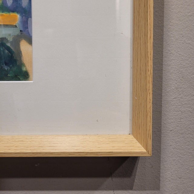 After Paul Cézanne, The Bay of Marseille, View from L'estaque, 1920s, Gouache on Paper, Framed For Sale - Image 15 of 18