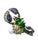 Bochic "Orient" Green Diopside, Sapphire & Peridot Ring Set 18K Gold&Silver For Sale - Image 13 of 18