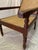 Vintage Reproduction 18th Century Style Caned Planter’s Chair For Sale - Image 10 of 12
