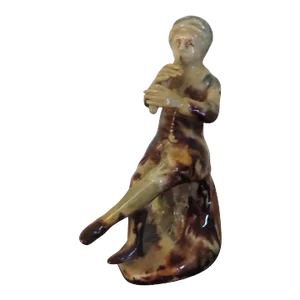 1760 Whieldon Pearlware Staffordshire Figure of a Flute Player