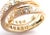 1990s Cartier Yellow Gold Nouvelle Vague Diamond Band, Size 5.75 For Sale - Image 10 of 12