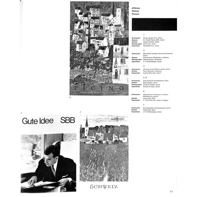 "Publicite 13 Et Des Arts Graphiques en Suisse" 1967 For Sale In New York - Image 6 of 12