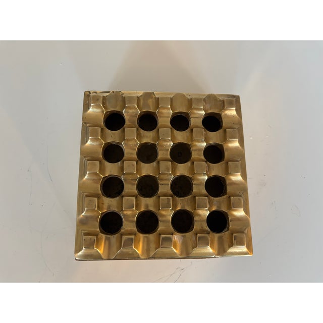 1970s Vintage Ultima 15 Brass Ashtray by Holger Bäckström & Bo Ljungberg, 1960s For Sale - Image 5 of 14