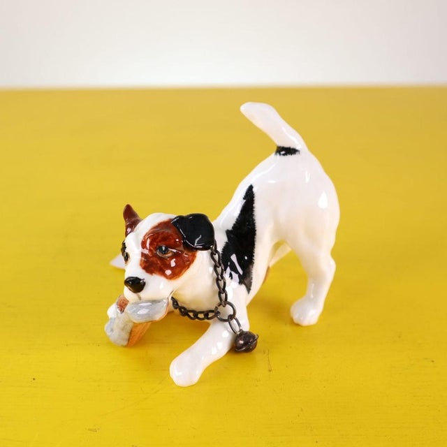 Ceramic Bone China Ceramic Dog Figurine from Royal Doulton For Sale - Image 7 of 7