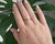 1970s Vintage Solitaire Ring in Platinum & Gold, VVS F/G Diamonds, Size 10.5 For Sale - Image 4 of 5