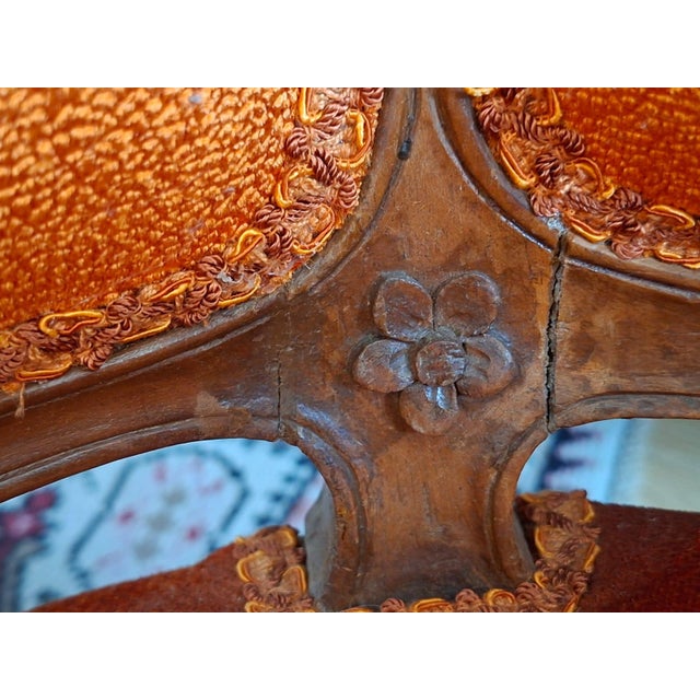 Vintage Baroque-Style Armchairs, 1940, Set of 4 For Sale - Image 10 of 15
