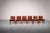 Walnut and Cognac Saddle Leather Monk Chairs by Afra and Tobia Scarpa, 1970, Set of 6 For Sale - Image 14 of 14