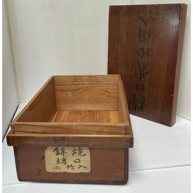A handsome and useful Japanese storage box.