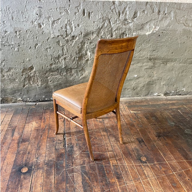 1970s Mid Century Wellington Park by Drexel Heritage Oak Cane Back