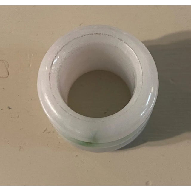 Chinese Carved Jade Archer's Ring For Sale In New York - Image 6 of 11