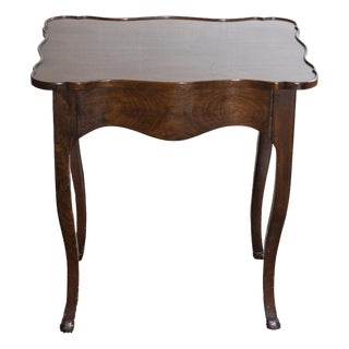French Provincial Style Mahogany Side Table For Sale
