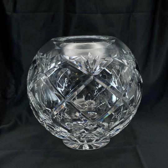Hollywood Regency Waterford Crystal “Rossan” 8-Inch Rose Bowl (With Original Box and Packing Tissue) Vintage For Sale - Image 3 of 18