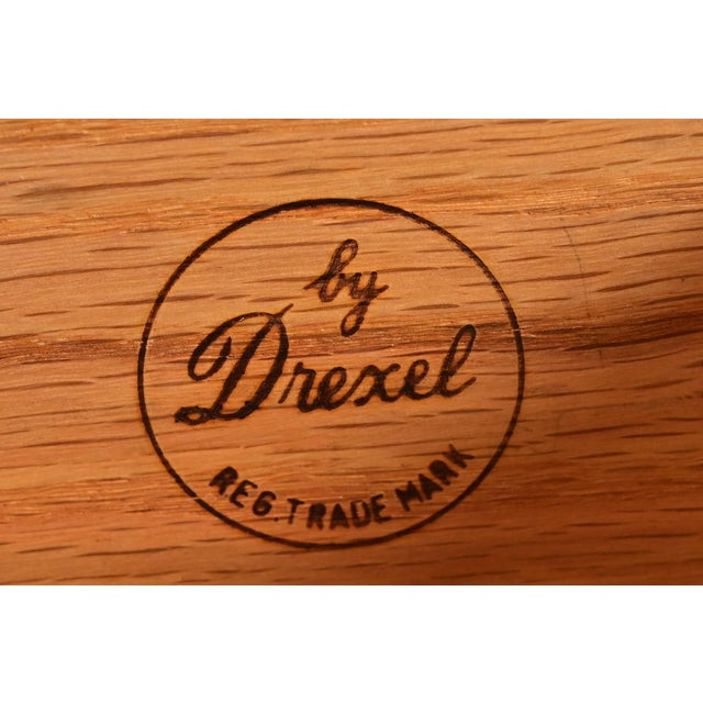 John Van Koert for Drexel Profile Walnut Bachelor Chest or Nightstand, Circa 1960s For Sale - Image 9 of 15