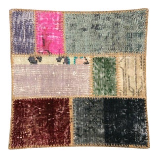 1960s Turkish Patchwork Pillow For Sale