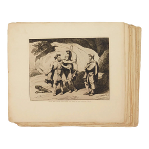 Set of 21 Bartolomeo Pinelli “Roman Scenes” Etchings, 1827