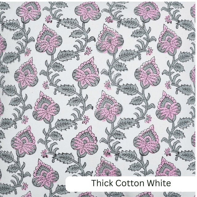 Block Print Ruffle Throw Pillow Decorative Ruffle Accent Cushion for Home Décor and Styling 18x18 Inch- Madubala For Sale - Image 6 of 6